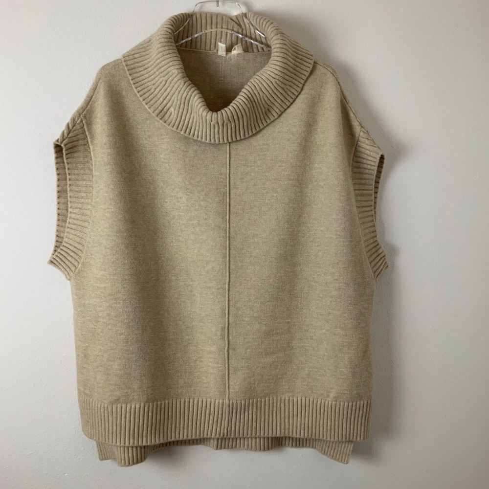 Moth Oversized Cowl Sweater Vest - image 1